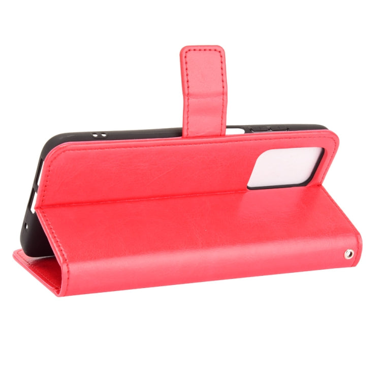 For Xiaomi Redmi 10 Crazy Horse Texture Horizontal Flip Leather Case with Holder & Card Slots & Lanyard