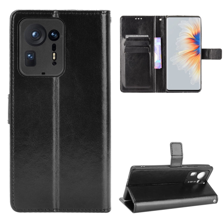 For Xiaomi Mi Mix 4 Crazy Horse Texture Horizontal Flip Leather Case with Holder & Card Slots & Lanyard