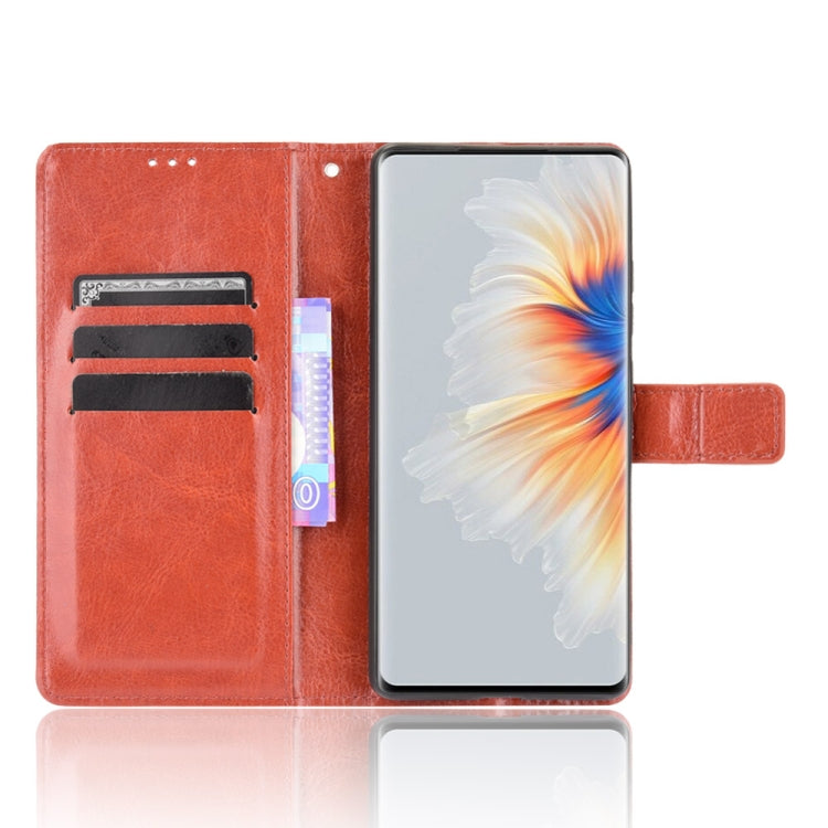 For Xiaomi Mi Mix 4 Crazy Horse Texture Horizontal Flip Leather Case with Holder & Card Slots & Lanyard