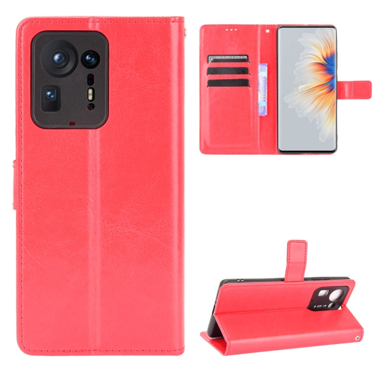 For Xiaomi Mi Mix 4 Crazy Horse Texture Horizontal Flip Leather Case with Holder & Card Slots & Lanyard