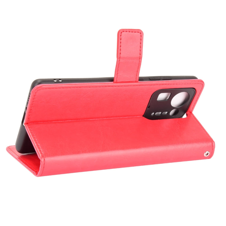 For Xiaomi Mi Mix 4 Crazy Horse Texture Horizontal Flip Leather Case with Holder & Card Slots & Lanyard