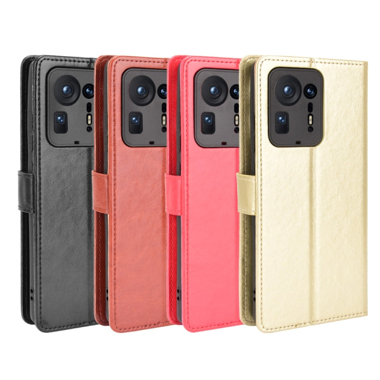 For Xiaomi Mi Mix 4 Crazy Horse Texture Horizontal Flip Leather Case with Holder & Card Slots & Lanyard