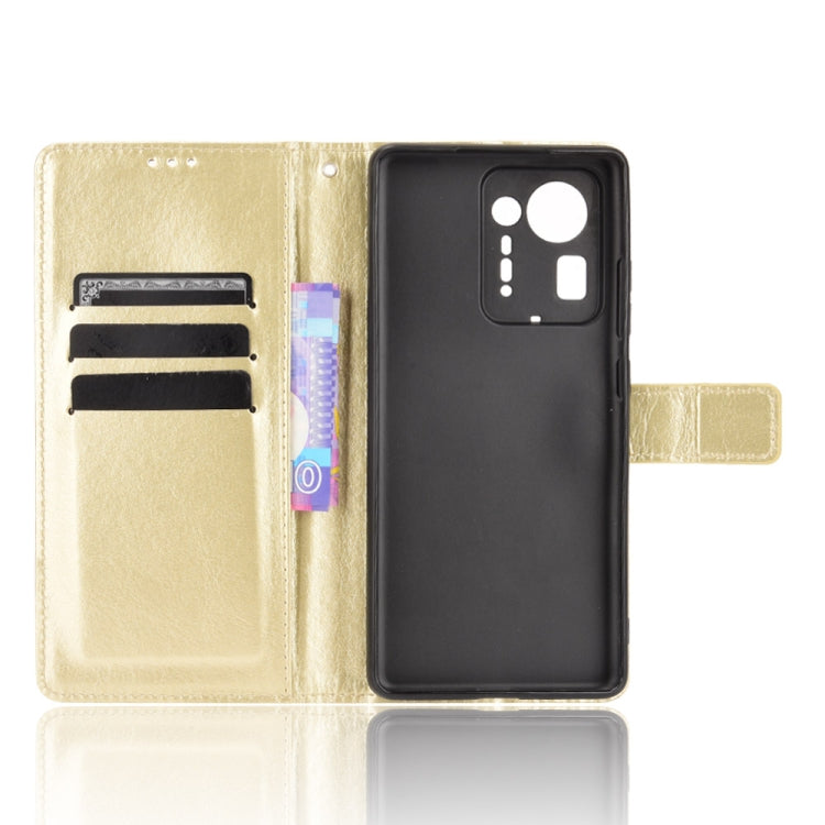 For Xiaomi Mi Mix 4 Crazy Horse Texture Horizontal Flip Leather Case with Holder & Card Slots & Lanyard