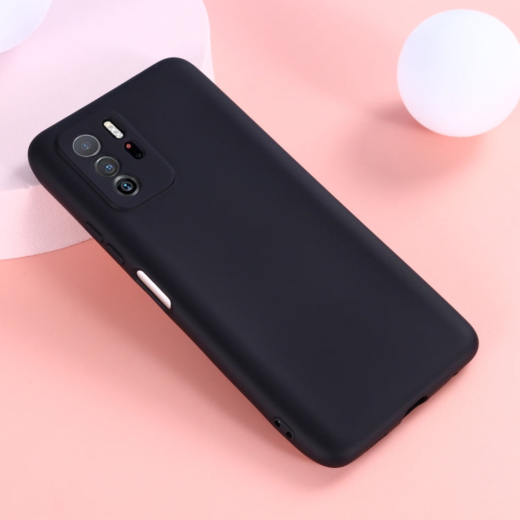 For Xiaomi Redmi Note 10 Pro 5G CN Version / Poco X3 GT 5G Solid Color Liquid Silicone Dropproof Full Coverage Protective Case