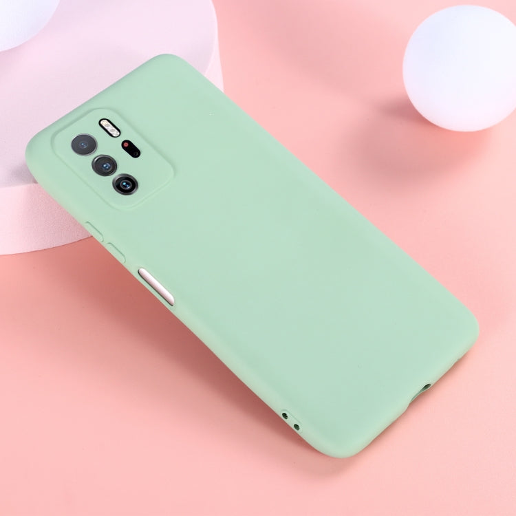 For Xiaomi Redmi Note 10 Pro 5G CN Version / Poco X3 GT 5G Solid Color Liquid Silicone Dropproof Full Coverage Protective Case