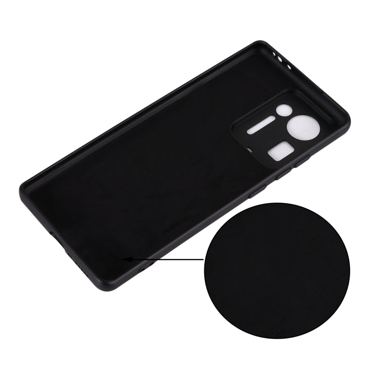 For Xiaomi Mix 4 Solid Color Liquid Silicone Dropproof Full Coverage Protective Case