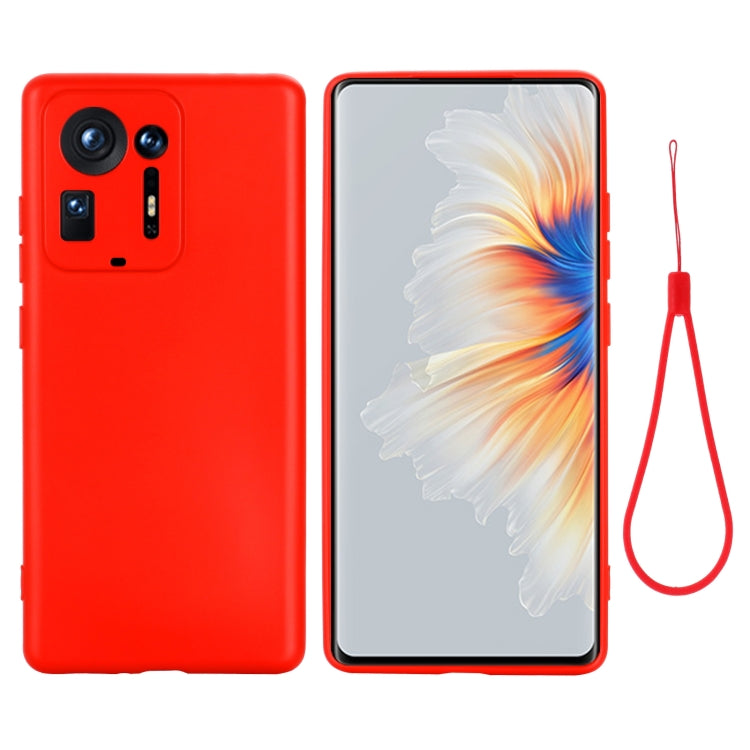 For Xiaomi Mix 4 Solid Color Liquid Silicone Dropproof Full Coverage Protective Case