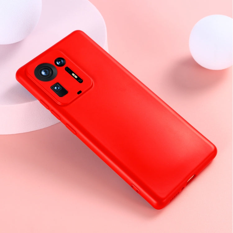 For Xiaomi Mix 4 Solid Color Liquid Silicone Dropproof Full Coverage Protective Case