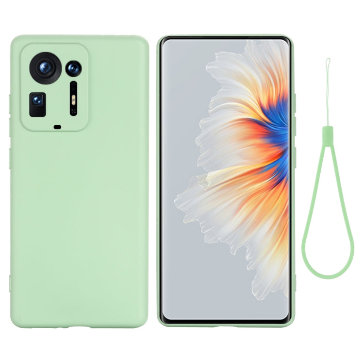 For Xiaomi Mix 4 Solid Color Liquid Silicone Dropproof Full Coverage Protective Case