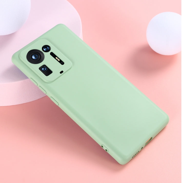 For Xiaomi Mix 4 Solid Color Liquid Silicone Dropproof Full Coverage Protective Case