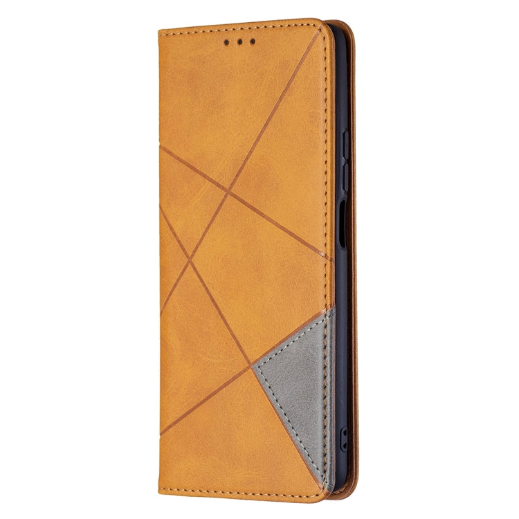 For Xiaomi Mi 11T Rhombus Texture Horizontal Flip Magnetic Leather Case with Holder & Card Slots
