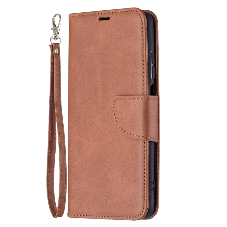 For Xiaomi Redmi 10 Retro Lambskin Texture Pure Color Horizontal Flip PU Leather Case with Holder & Card Slots & Wallet & Lanyard