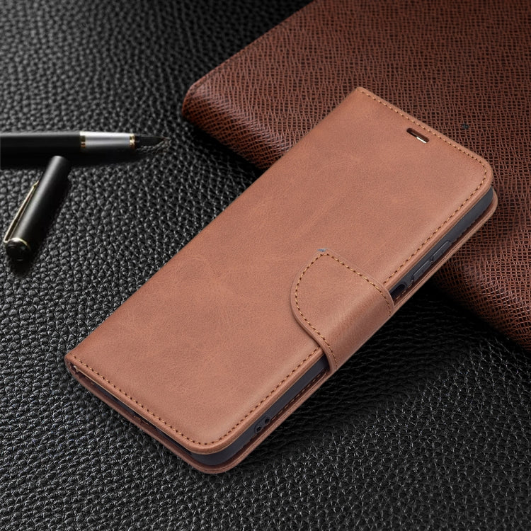 For Xiaomi Redmi 10 Retro Lambskin Texture Pure Color Horizontal Flip PU Leather Case with Holder & Card Slots & Wallet & Lanyard