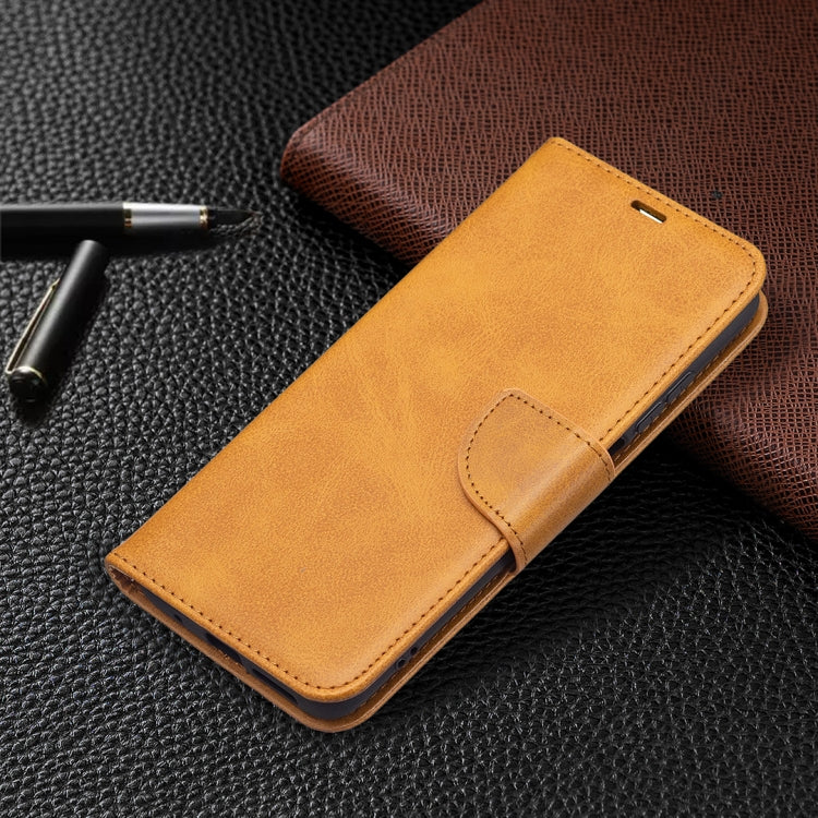 For Xiaomi Redmi 10 Retro Lambskin Texture Pure Color Horizontal Flip PU Leather Case with Holder & Card Slots & Wallet & Lanyard
