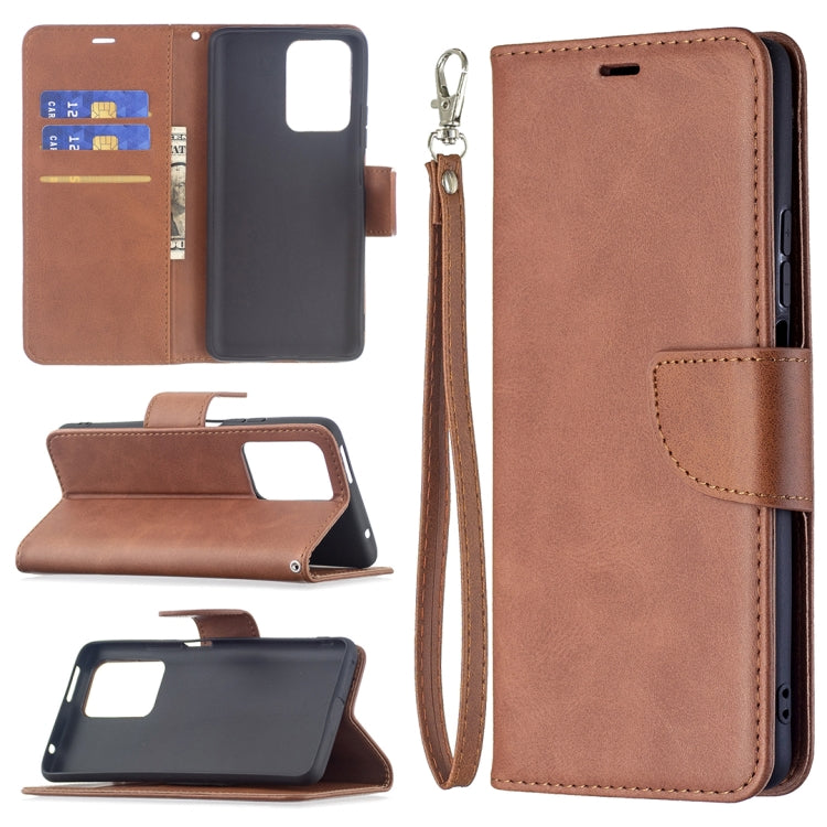 For Xiaomi Mi 11T Retro Lambskin Texture Pure Color Horizontal Flip PU Leather Case with Holder & Card Slots & Wallet & Lanyard