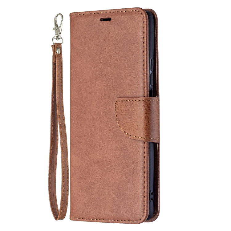 For Xiaomi Mi 11T Retro Lambskin Texture Pure Color Horizontal Flip PU Leather Case with Holder & Card Slots & Wallet & Lanyard