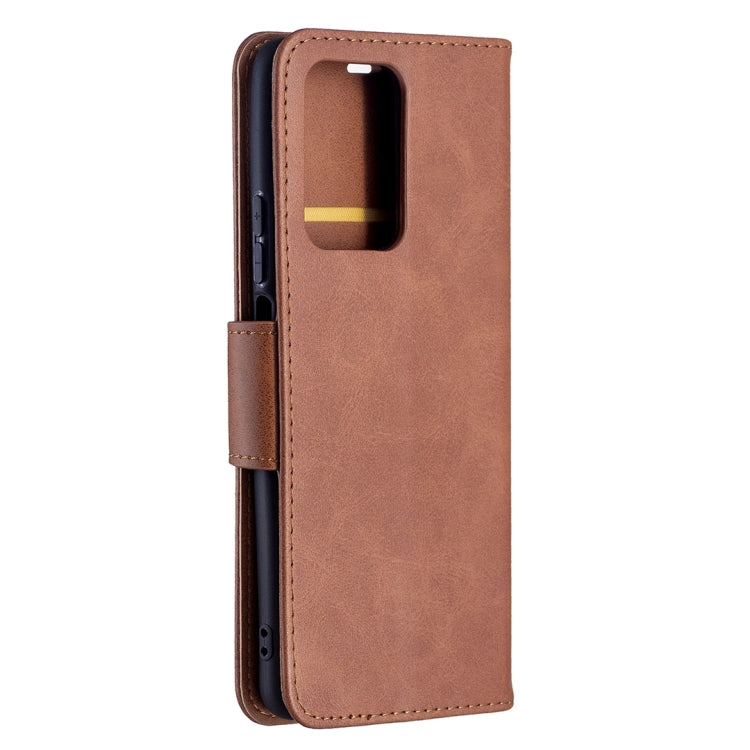 For Xiaomi Mi 11T Retro Lambskin Texture Pure Color Horizontal Flip PU Leather Case with Holder & Card Slots & Wallet & Lanyard