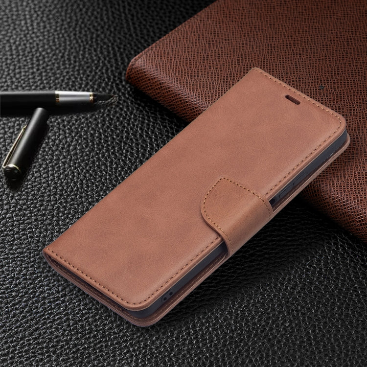 For Xiaomi Mi 11T Retro Lambskin Texture Pure Color Horizontal Flip PU Leather Case with Holder & Card Slots & Wallet & Lanyard