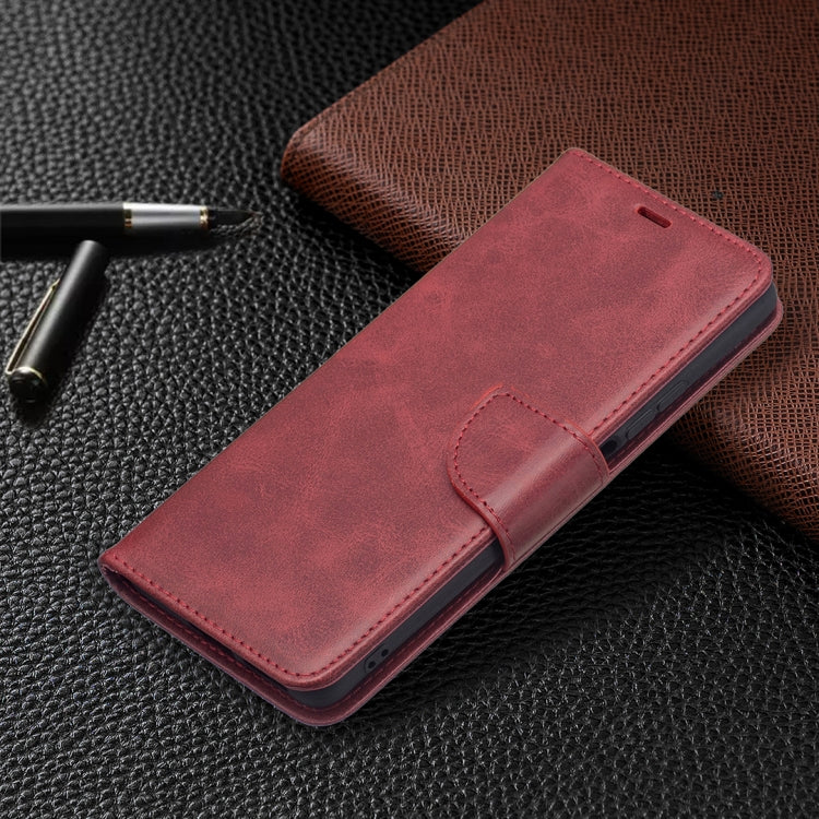 For Xiaomi Mi 11T Retro Lambskin Texture Pure Color Horizontal Flip PU Leather Case with Holder & Card Slots & Wallet & Lanyard