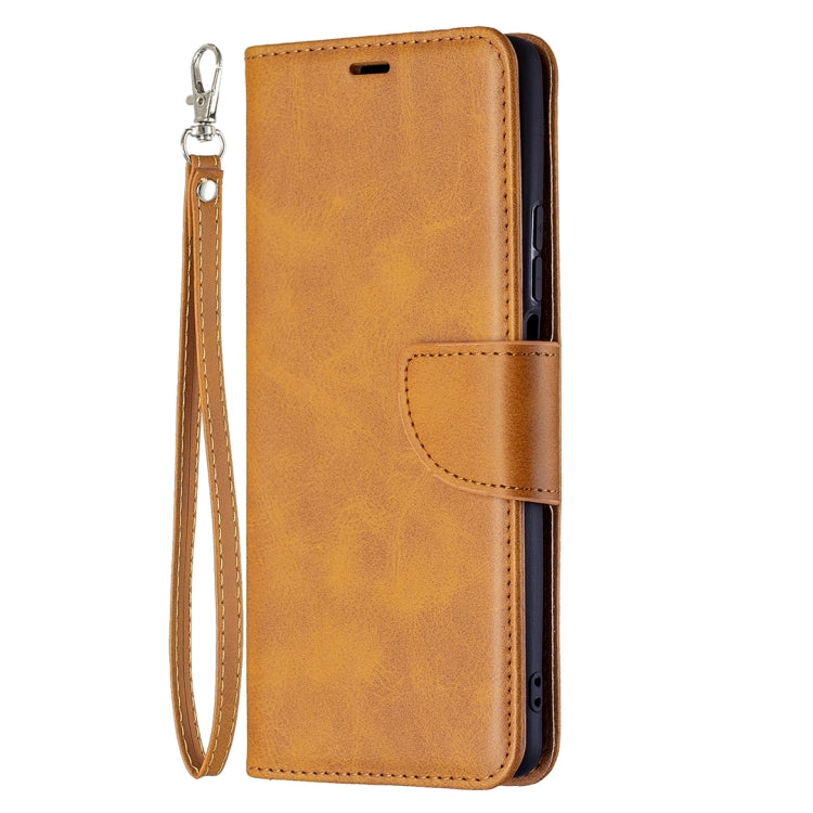 For Xiaomi Mi 11T Retro Lambskin Texture Pure Color Horizontal Flip PU Leather Case with Holder & Card Slots & Wallet & Lanyard