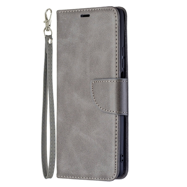 For Xiaomi Mi 11T Retro Lambskin Texture Pure Color Horizontal Flip PU Leather Case with Holder & Card Slots & Wallet & Lanyard