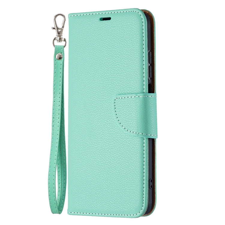For Xiaomi Redmi 10 Litchi Texture Pure Color Horizontal Flip PU Leather Case with Holder & Card Slots & Wallet & Lanyard