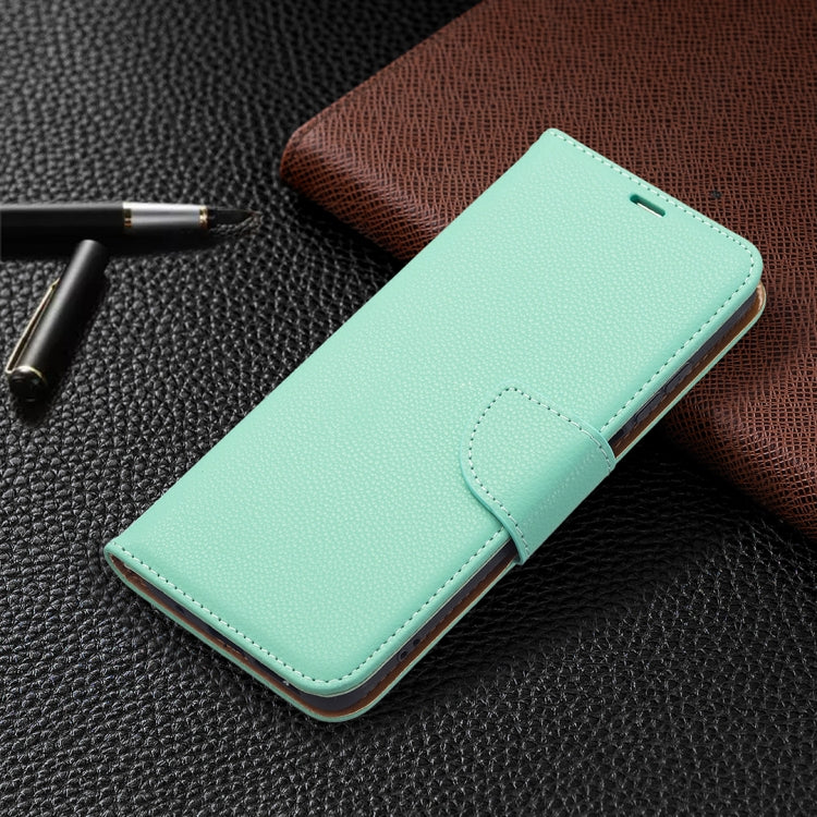 For Xiaomi Redmi 10 Litchi Texture Pure Color Horizontal Flip PU Leather Case with Holder & Card Slots & Wallet & Lanyard