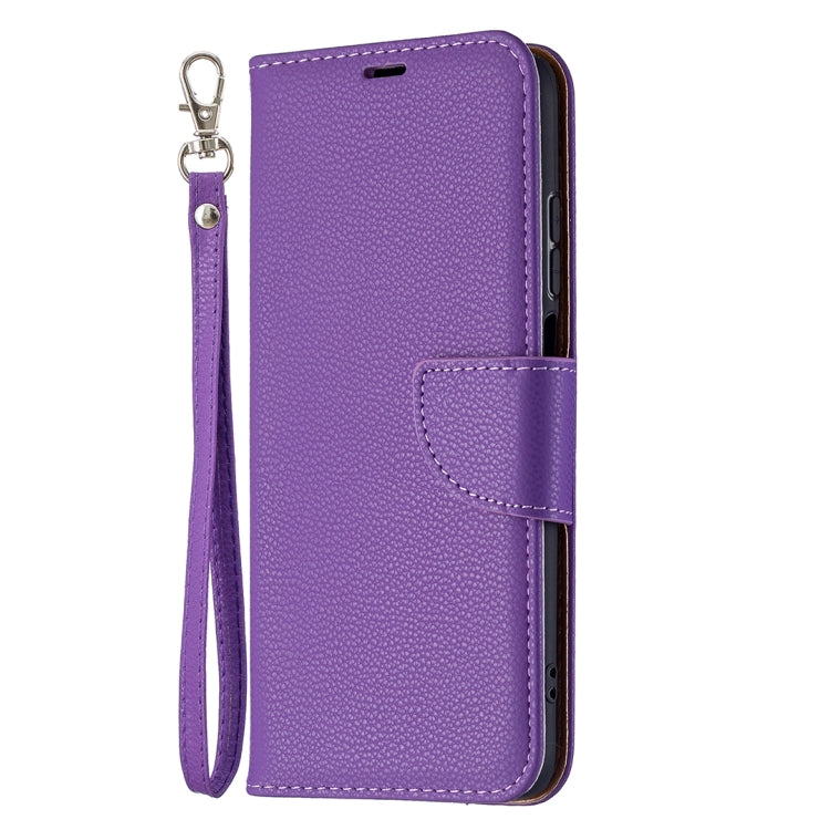 For Xiaomi Redmi 10 Litchi Texture Pure Color Horizontal Flip PU Leather Case with Holder & Card Slots & Wallet & Lanyard