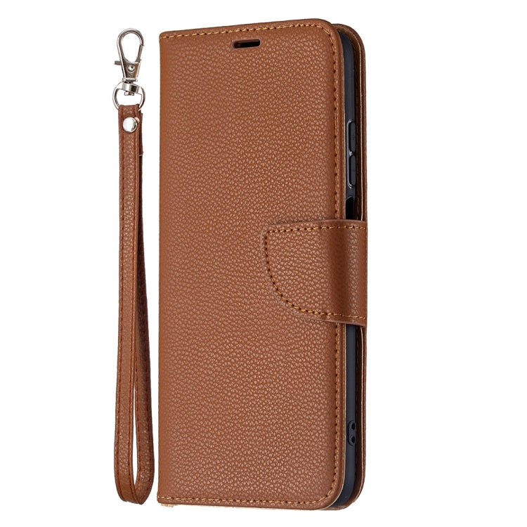 For Xiaomi Redmi 10 Litchi Texture Pure Color Horizontal Flip PU Leather Case with Holder & Card Slots & Wallet & Lanyard