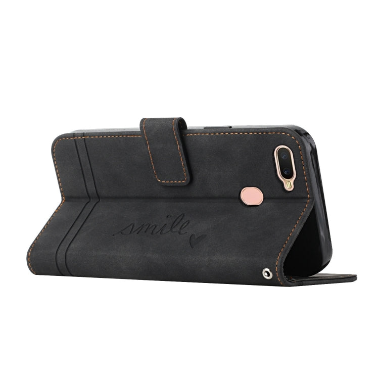 For OPPO A12 Retro Skin Feel Horizontal Flip Soft TPU + PU Leather Case with Holder & Card Slots & Photo Frame