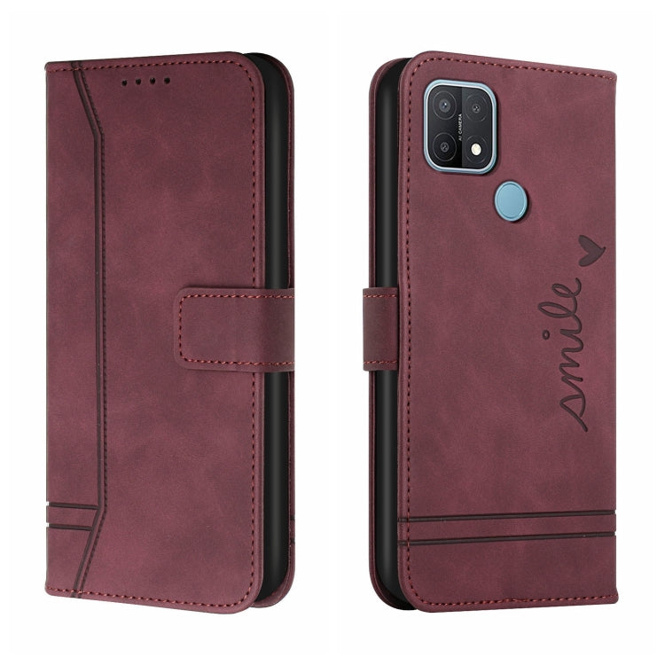 For OPPO A15 Retro Skin Feel Horizontal Flip Soft TPU + PU Leather Case with Holder & Card Slots & Photo Frame