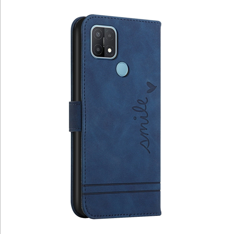 For OPPO A15 Retro Skin Feel Horizontal Flip Soft TPU + PU Leather Case with Holder & Card Slots & Photo Frame