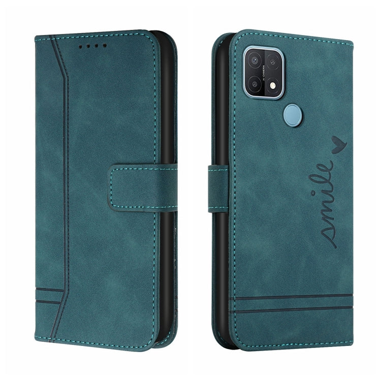 For OPPO A15 Retro Skin Feel Horizontal Flip Soft TPU + PU Leather Case with Holder & Card Slots & Photo Frame
