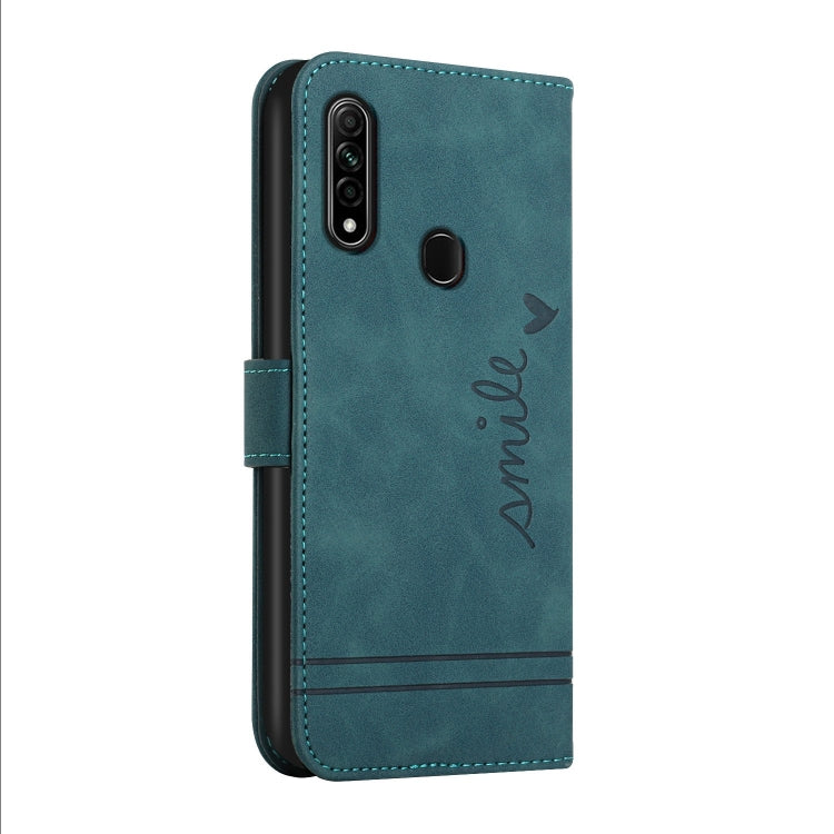 For OPPO A31 Retro Skin Feel Horizontal Flip Soft TPU + PU Leather Case with Holder & Card Slots & Photo Frame