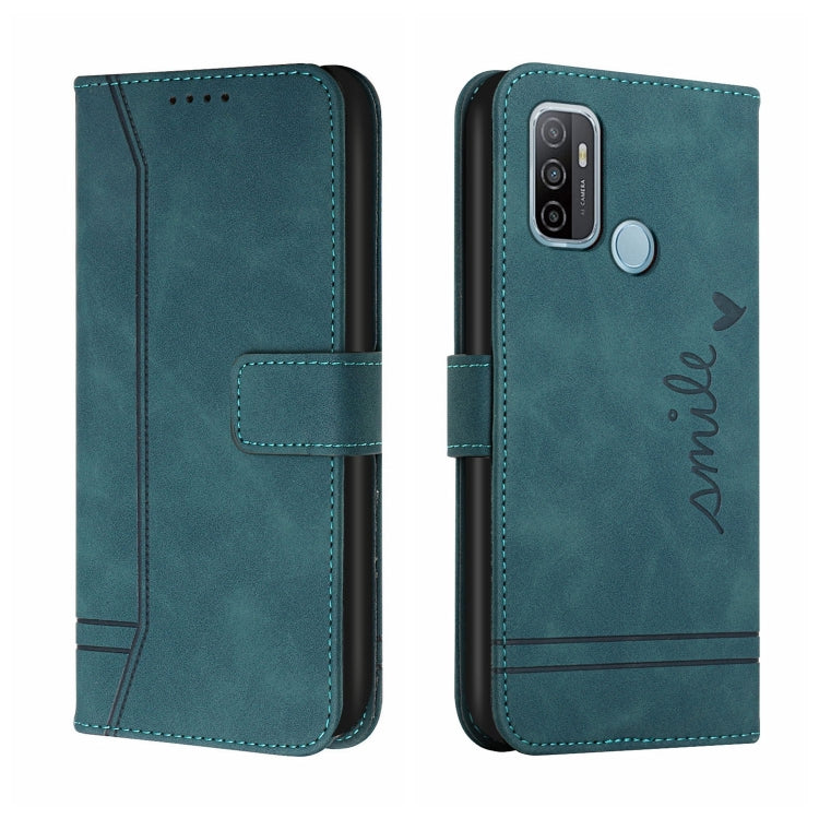 For OPPO A53 2020 Retro Skin Feel Horizontal Flip Soft TPU + PU Leather Case with Holder & Card Slots & Photo Frame