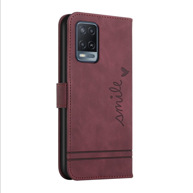 For OPPO A55 5G Retro Skin Feel Horizontal Flip Soft TPU + PU Leather Case with Holder & Card Slots & Photo Frame