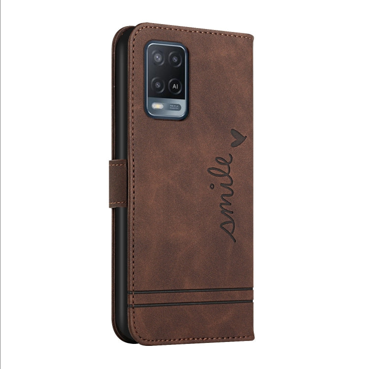 For OPPO A55 5G Retro Skin Feel Horizontal Flip Soft TPU + PU Leather Case with Holder & Card Slots & Photo Frame