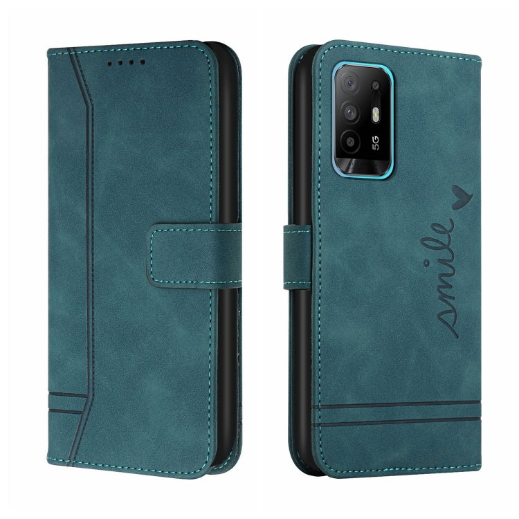For OPPO A94 5G Retro Skin Feel Horizontal Flip Soft TPU + PU Leather Case with Holder & Card Slots & Photo Frame