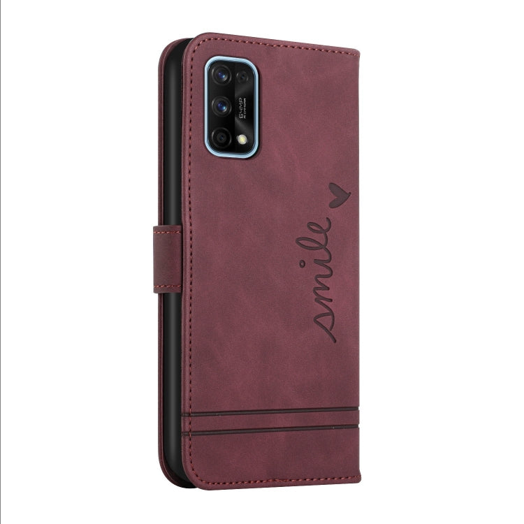 For OPPO Realme 7 Pro Retro Skin Feel Horizontal Flip Soft TPU + PU Leather Case with Holder & Card Slots & Photo Frame
