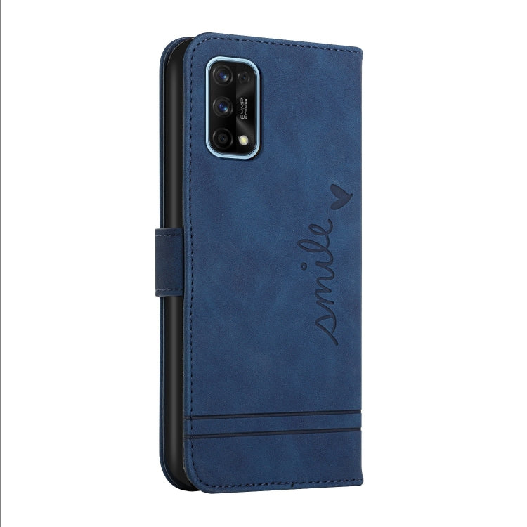 For OPPO Realme 7 Pro Retro Skin Feel Horizontal Flip Soft TPU + PU Leather Case with Holder & Card Slots & Photo Frame