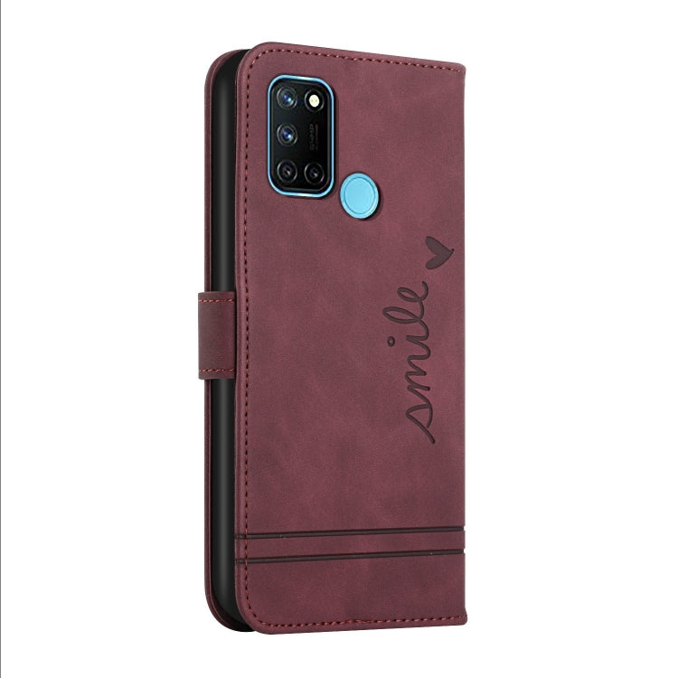 For OPPO Realme 7i Retro Skin Feel Horizontal Flip Soft TPU + PU Leather Case with Holder & Card Slots & Photo Frame