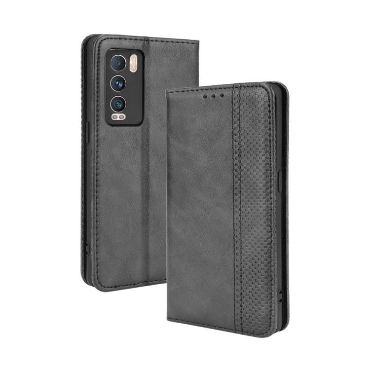 For OPPO Realme GT Explorer Master Magnetic Buckle Retro Pattern Horizontal Flip Leather Case with Holder & Card Slot & Wallet