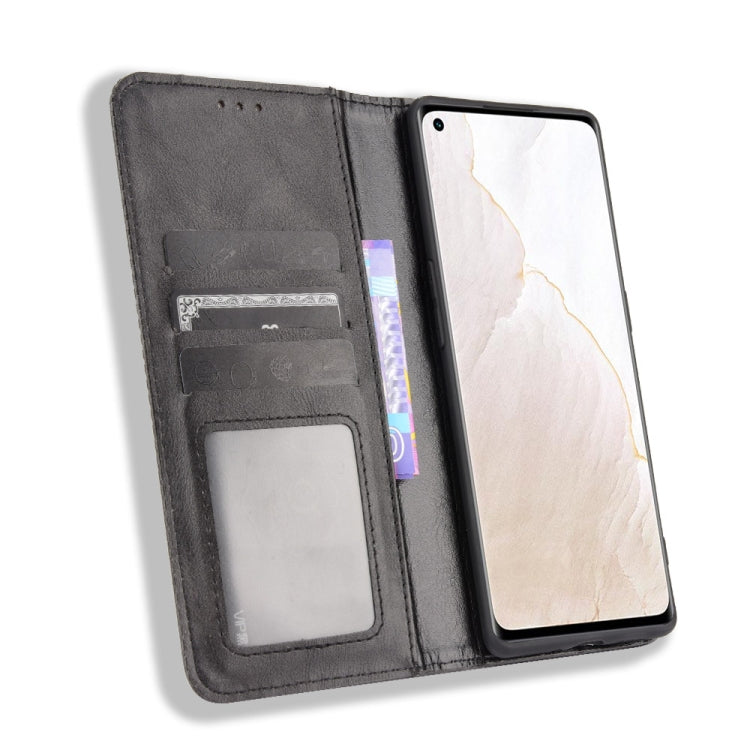 For OPPO Realme GT Explorer Master Magnetic Buckle Retro Pattern Horizontal Flip Leather Case with Holder & Card Slot & Wallet