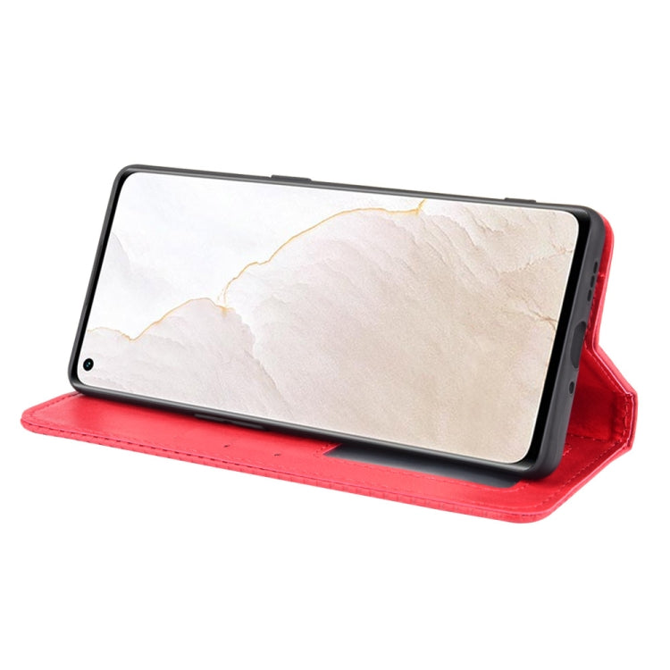 For OPPO Realme GT Explorer Master Magnetic Buckle Retro Pattern Horizontal Flip Leather Case with Holder & Card Slot & Wallet