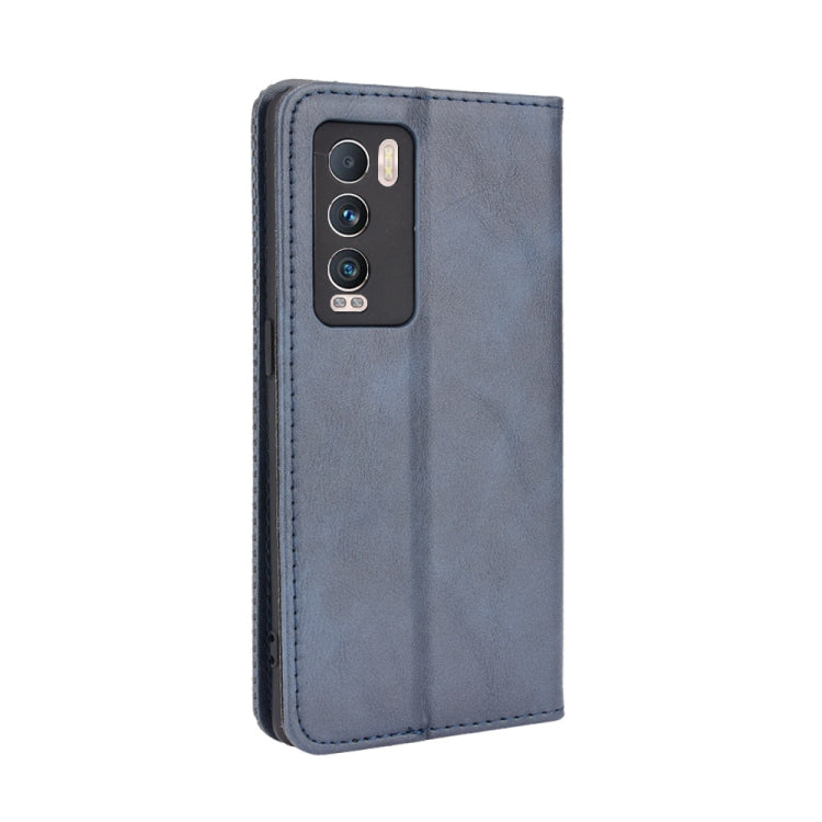 For OPPO Realme GT Explorer Master Magnetic Buckle Retro Pattern Horizontal Flip Leather Case with Holder & Card Slot & Wallet