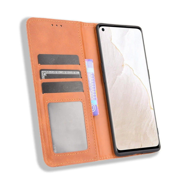 For OPPO Realme GT Explorer Master Magnetic Buckle Retro Pattern Horizontal Flip Leather Case with Holder & Card Slot & Wallet