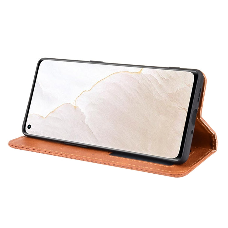 For OPPO Realme GT Explorer Master Magnetic Buckle Retro Pattern Horizontal Flip Leather Case with Holder & Card Slot & Wallet