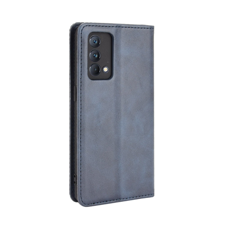 For OPPO Realme GT Master Magnetic Buckle Retro Pattern Horizontal Flip Leather Case with Holder & Card Slot & Wallet