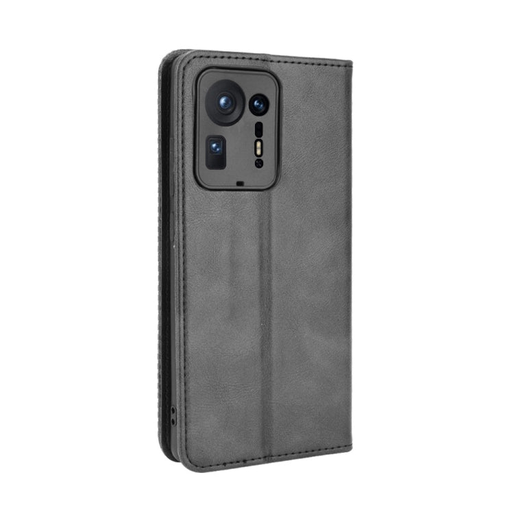 For Xiaomi Mi Mix 4 Magnetic Buckle Retro Pattern Horizontal Flip Leather Case with Holder & Card Slot & Wallet