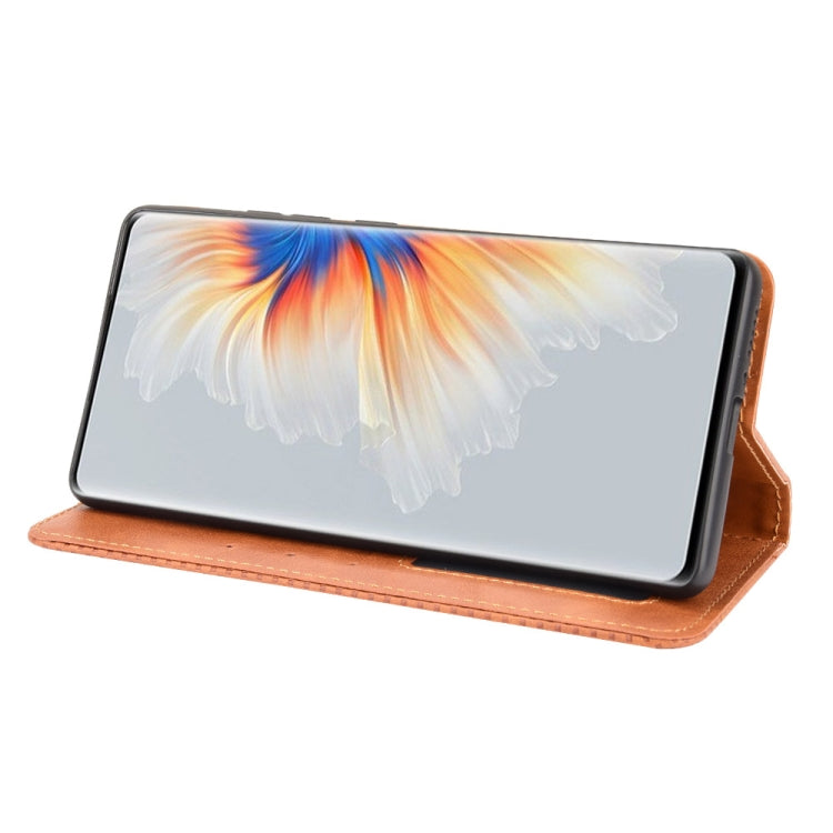 For Xiaomi Mi Mix 4 Magnetic Buckle Retro Pattern Horizontal Flip Leather Case with Holder & Card Slot & Wallet